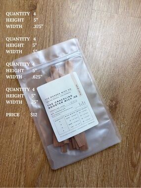 The Cracking Booster Wick .03 - Candle Wicks Set